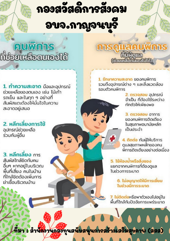 การดแลผพการชวงโควด